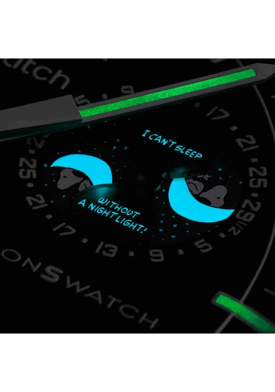Swatch Omega Moonswatch Mission To The Moonphase - New Moon So33b700 Siyah