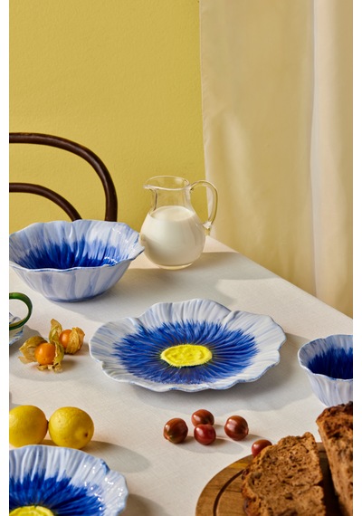 Karaca Bluebell Servis Tabağı 26 Cm Mavi