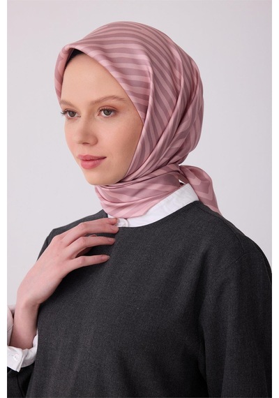 Belli İpek Eşarp - 4325-01 Lila Twill