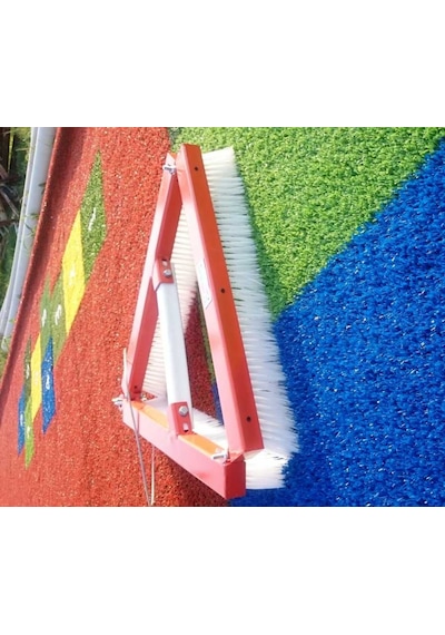 Silver Halı Kumlama Granül Fırçası 70 CM Üçgen Çok Renkli