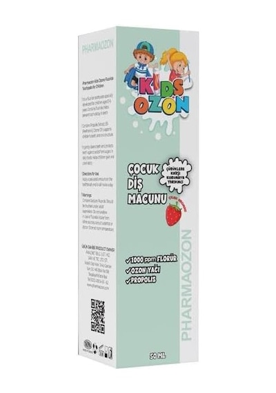 Pharmaozon Kidsozon Çocuk Diş Macunu