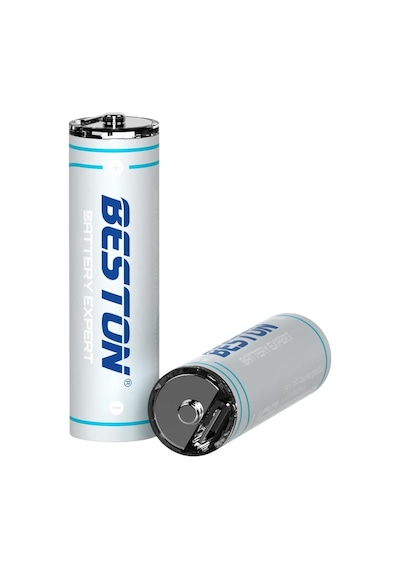 4'lü Şarj Edilebilir Aa Lityum Pil 1.5v 500mah 2200mwh, Usb-c Şarjlı, 1000+ Döngü, Sabit Voltaj Çıkışlı, Mikrofon, Oyuncak Ve Küçük Cihazlar İçin, 2ac-06