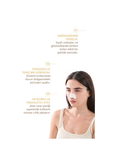 Mjcare Nose Patch - Siyah Nokta Ve Gözenek İçin Temizleyici Burun Bandı 20'li