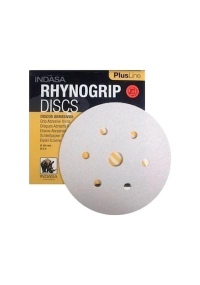 İndasa Disk Zımpara Kuru P100 150mm 7 Delikli Yuvarlak Cırtlı 1 Adet