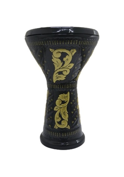 Vd-3050 Vatan Çömlek Kırmızı Darbuka Sarı Yaldızlı