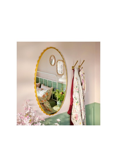 Ikea Daggkaprifol Duvar Aynası 60x100 Cm Koyu Sarı