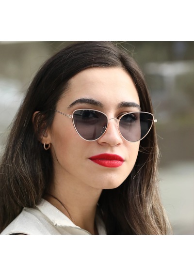 Hotmama Altın Kadın Güneş Gözlüğü