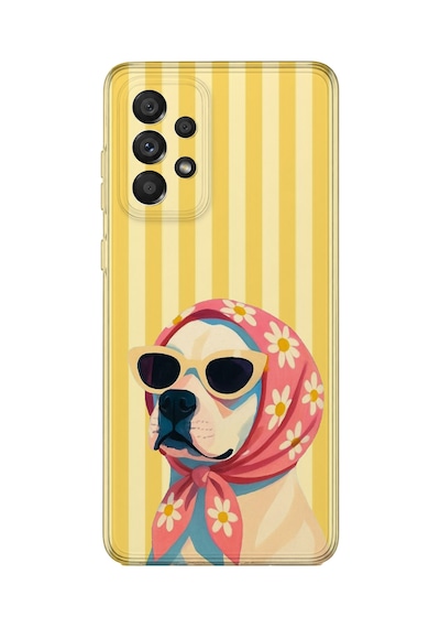 Samsung Galaxy M52 Uyumlu Baskılı Şeffaf Telefon Kılıfı Koleksiyon: Dog Lover 3