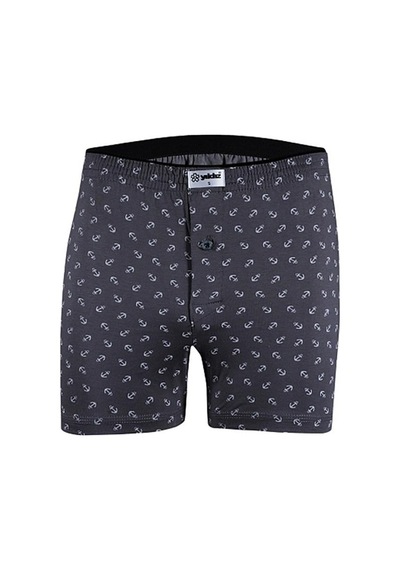 6 Adet Yıldız Erkek Taşma Lastik Desenli Penye Boxer Short 43