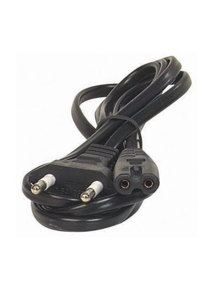 Yazıcı Güç Kablosu 220volt 2 Pin Çift Oluklu Kablo Teyp Kablosu