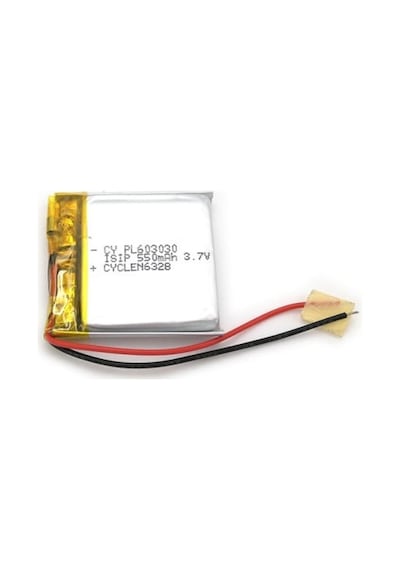 Mp3 Mp4 Akıllı Saat Pil 3.7V 550Mah Şarjlı Li-Polimer Batarya 25M