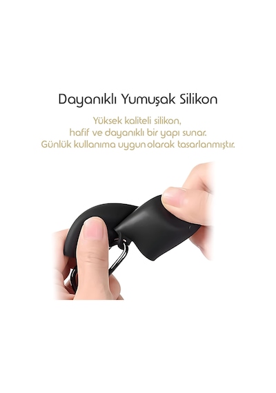 Huawei Freebuds Pro 4 İçin Kulaklık Kılıfı Darbelere Ve Çizilmeye Karşı Kasa Koruyucu Freebuds Pro 4 Kılıfı Tam Koruma Sağlayan Extra Kalın Yapılı Taşıma Askılı Freebuds Pro 4 Koruma Siyah