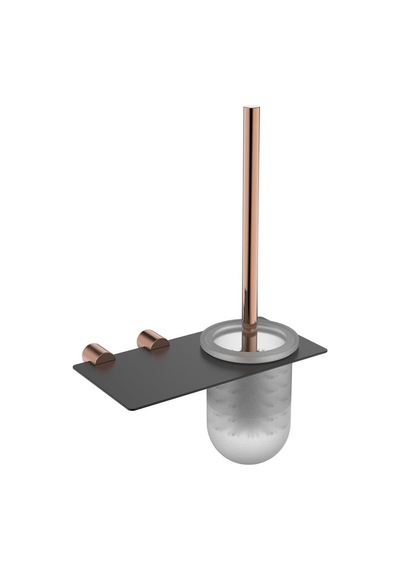 Fontana Klozet Fırçası Fy-90304 Rose-siyah Siyah