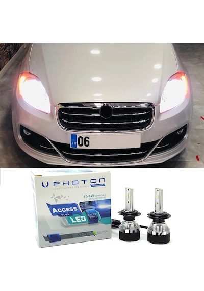Fiat Linea Led Xenon Sis Farı Ampulü H1 Access Yeni Seri Beyaz