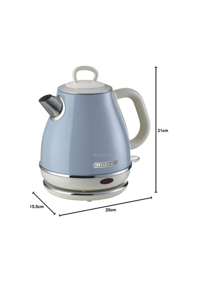 Ariete Vintage Elektrikli Su Isıtıcı 1 Litre Mavi 2868/05 - Pasla