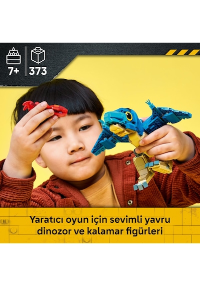 LEGO® Jurassic World Yavru Dinozor: Pteranodon 77977 - 7 Yaş ve Üzeri Çocuklar için Kalamar İçeren Oyuncak Yapım Seti (373 Parça)