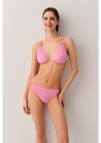 Suwen Doty Yanı Aksesuarlı Bikini Alt Sb25775077077 Pembe