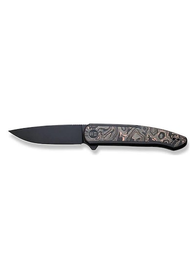 We Knife Smooth Sentinel Cf Titanium Copper Foil Kamp Çakı Siyah