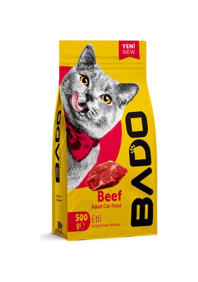 Bado Yetişkin Kedi Maması Etli Biftekli 500gr