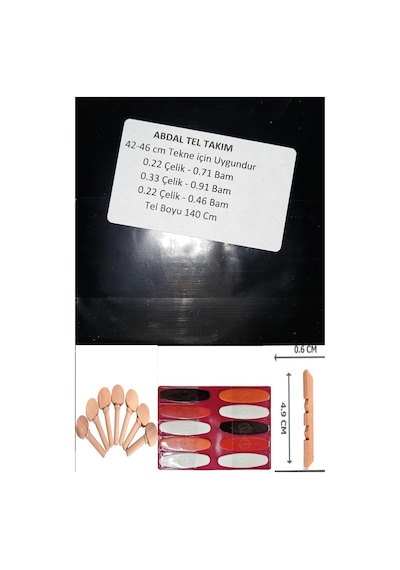 Aurora 0.25 Divan Uzun Sap Bağlama Teli Takımı +10 Adet Tezene + Aurora 0.25 Divan Uzun Sap Bağlama Teli Takımı +10 Adet Tezene +