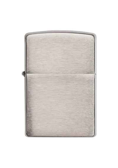 Zippo Çakmak 200 Classic Brushed Chrome Lighter. Klasik Fırçalama