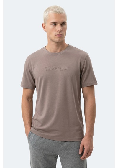 Slazenger Zuranıs Erkek Kahve Tişört