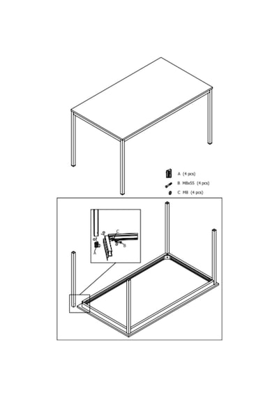 100x60 Cm Çalışma Masası, Mutfak Masası, Home Ofis Masa, Yemek Masası, Bilgisayar Masası Antrasit 100x60 Cm Çalışma Masası, Mutfak Masası, Home Ofis Masa, Yemek Masası, Bilgisayar Masası Antrasit