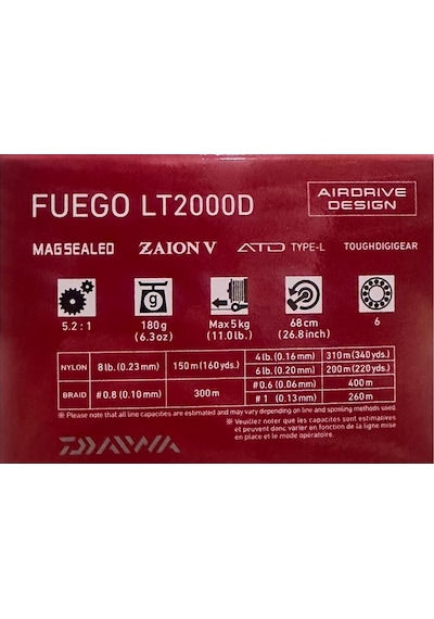 Daiwa Fuego 23 Lt 2000 D Lrf Olta Makinesi