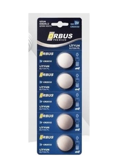 38758 - Orbus Cr2032 3 Volt Lityum Buton Pil-224365