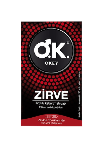 2 Adet Okey Prezervatif Zirve 10'lu