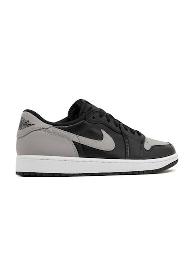 Nike Air Jordan 1 Retro Low Og Leather Unisex Sneaker Hakiki Deri Unisex Günlük Spor Ayakkabı Siyah Siyah