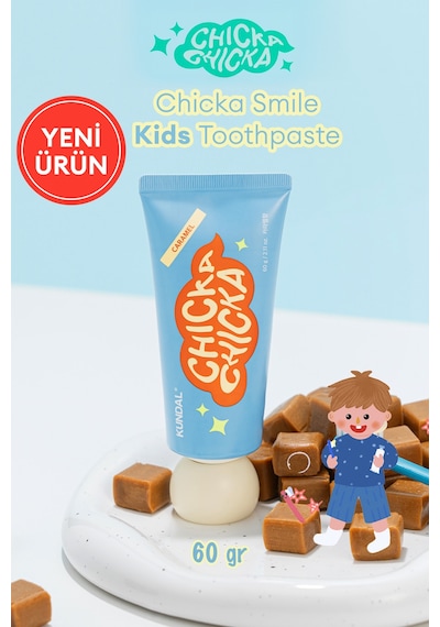 Kundal Chicka Smile Kids Toothpaste Caramel