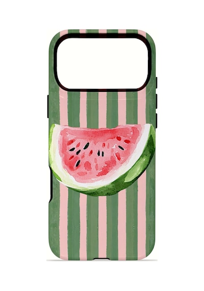 Apple iPhone Uyumlu 17 Pro Max Vorian Çift Katmanlı Magsafe Kılıf Watermelon Postcard