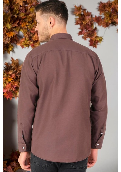 G674 Dewberry Erkek Gömlek-düz Kahve Düz Kahve G674 Dewberry Erkek Gömlek-düz Kahve Düz Kahve