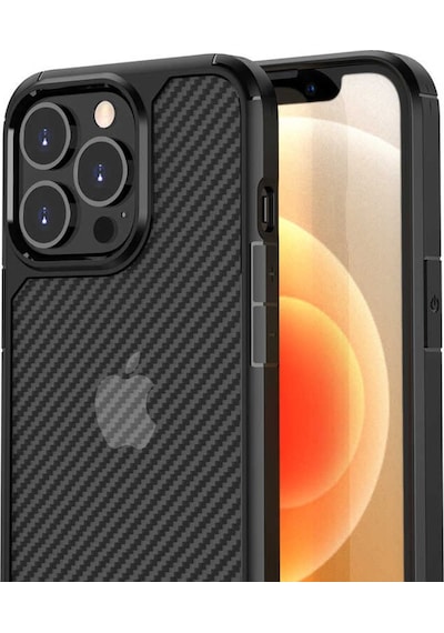 Apple Uyumlu iPhone 13 Pro Max Kilif Inoks Fiber Tasarim Kapak 558171160