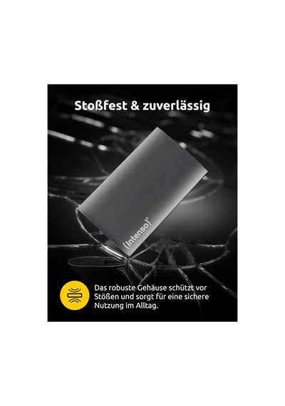 Intenso 512 Gb Premium Antrasit 1.8" Alüminyum Usb3.0 Taşınabilir Ssd