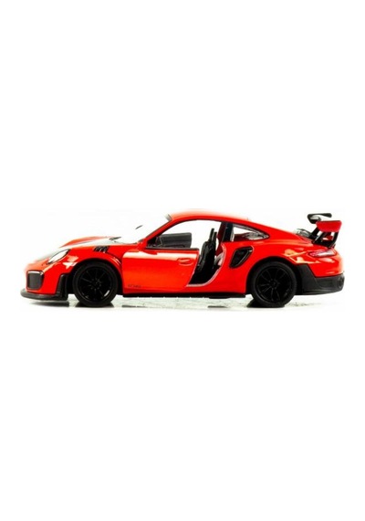 1:36 Ölçek Porsche 911 Gt2 Rs// Çek-bırak 12 Cm Metal Araba Kırmızı