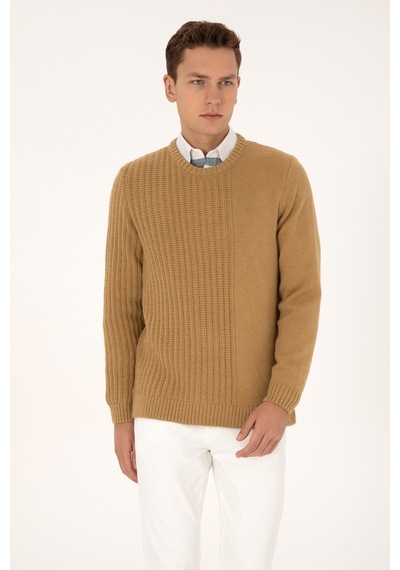 U.s. Polo Assn. Erkek Petrol Kazak /triko 50314968-vr151 Oıl