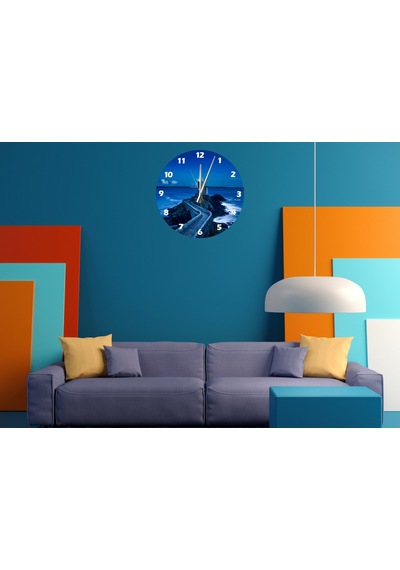 Ti-play Tarihi Fener 30x30cm Akrilik Dekoratif Modern Duvar Saati ÇOk Renkli