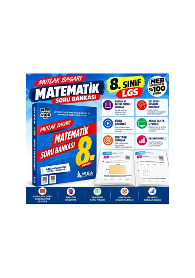 Muba Yayınları Mb8001 Mb 8. Sınıf Matematik Soru Bankası + 08 Sınıf Pusula Sb Matematik 2526 + Muba 08 Sınıf Sb Mutlak Başarı Türkçe Paragraf + Muba 08 Sınıf Sb Geometri Tabanlı Matematik Yeni 2526 Muba Yayınları Mb8001 Mb 8. Sınıf Matematik Soru Bankası + 08 Sınıf Pusula Sb Matematik 2526 + Muba 08 Sınıf Sb Mutlak Başarı Türkçe Paragraf + Muba 08 Sınıf Sb Geometri Tabanlı Matematik Yeni 2526