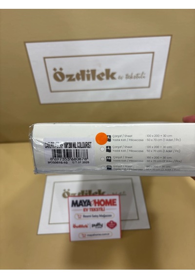 Özdilek Nil Yeşili Lastikli Çarşaf Seti 100x200+30 Çok Renkli