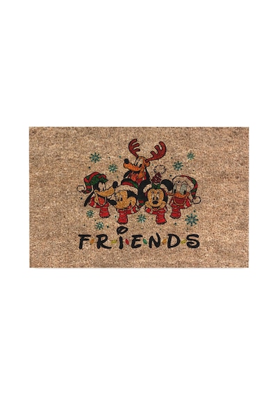Dekoratif Kapı Önü Paspası - Kaymaz Taban 55 Çok Renkli