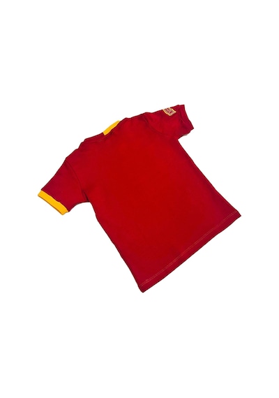 Gsstore Galatasaray Lisanslı Kırmızı Basic Çocuk Kişiye Özel T-shirt Ahşap Kutulu Kırmızı