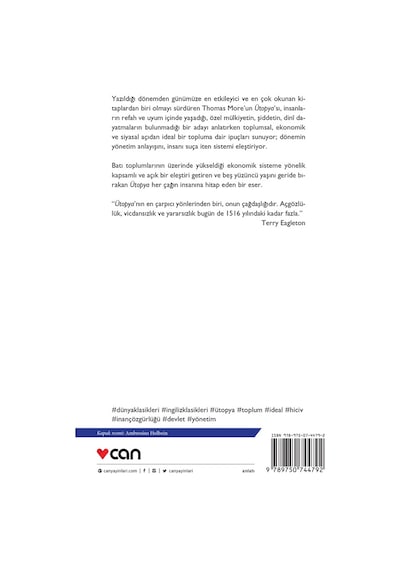 Ütopya - Thomas More - Can Yayınları -