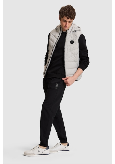 U.S. Polo Assn. Erkek Siyah Slim Fit Paçası Lastikli Eşofman Altı 50329410-vr046 U.S. Polo Assn. Erkek Siyah Slim Fit Paçası Lastikli Eşofman Altı 50329410-vr046