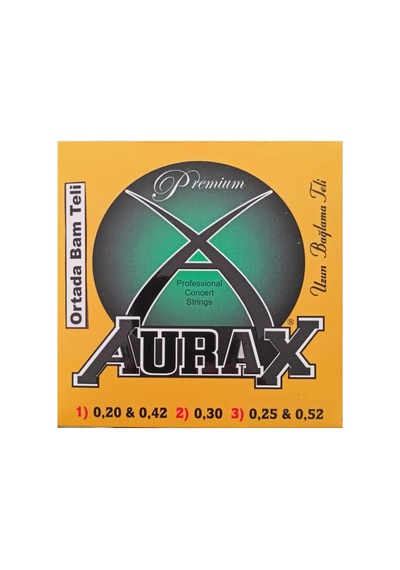 Aurax Arx20b Orta Bamlı Saz Tel Takımı 0.20 Uzun Sap