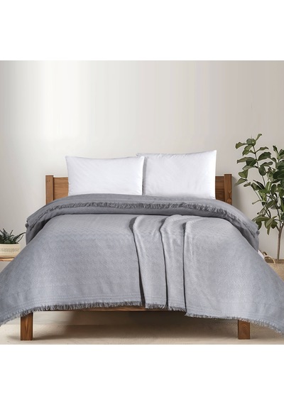 Schafer Home Zuma Çift Kişilik Pike 200x220 Cm-gri Gri