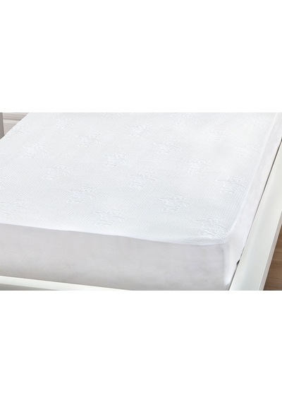 Sarev Sıvı Geçirmez Yatak Alezi Fitted Duble Jersey 160X200 Kırık Beyaz