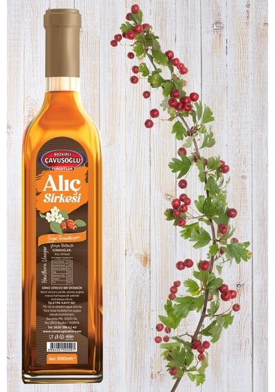 Bozkırlı Çavuşoğlu Doğal Fermantasyon Alıç Sirkesi 500 ML