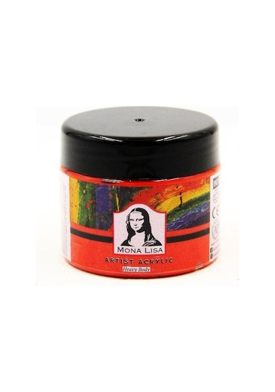 Akrilik Boya 125 Ml Renk Seçenekli 1 Adet Monalisa 125 Ml Akrilik Boya 1 Adet Scarlet
